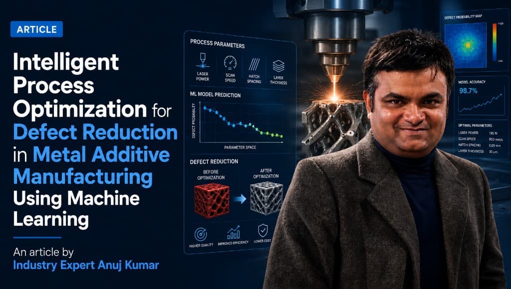 Intelligent Process Optimization for Defect Reduction in Metal Additive Manufacturing Using Machine Learning